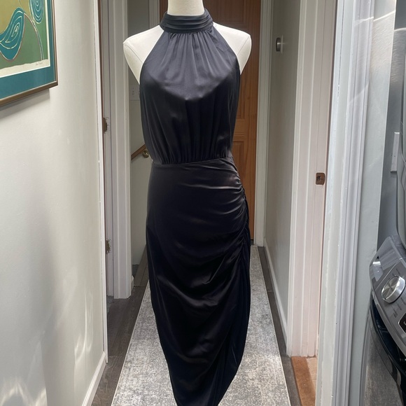 Veronica Beard Gabriella Dress/ silk asymmetrical dress - Picture 4 of 8